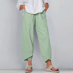 Wide Leg Pants Loose Casual Cotton Linen
