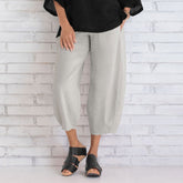 Wide Leg Pants Loose Casual Cotton Linen