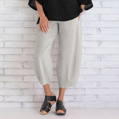 Wide Leg Pants Loose Casual Cotton Linen