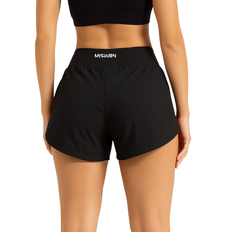 Women's High Waist Seamless Yoga Shorts - Breathable, Recycled Fabric, Sweat-Wicking, Eco-Friendly Gym & Running Shorts