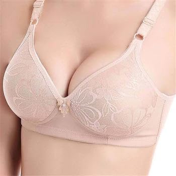 Misharen Women’s 4pcs Combo Plus-Size Minimiser Bra Lingerie – Padded, Underwire Support Adjustable Offce Wear Stretchy Everyday Comfort