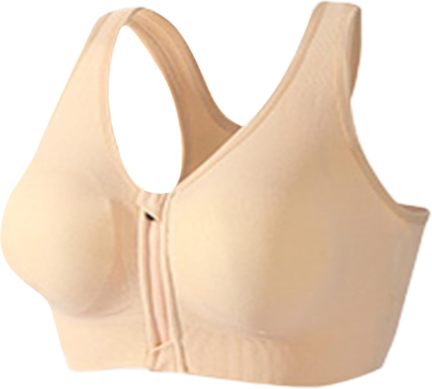 Misharen Women Front Zipper Sports Bra High Impact Vest Push Up Running Gym Yoga Sports bra Tops