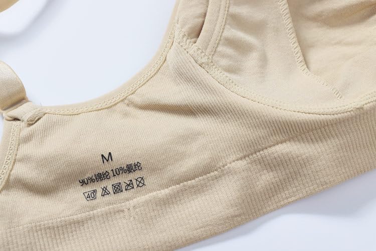 Misharen Womens Plus Size Padded Mommy Lactation Baby Breastfeeding Front open Wireless Bra Seamless pregnant Maternity Nursing Bra