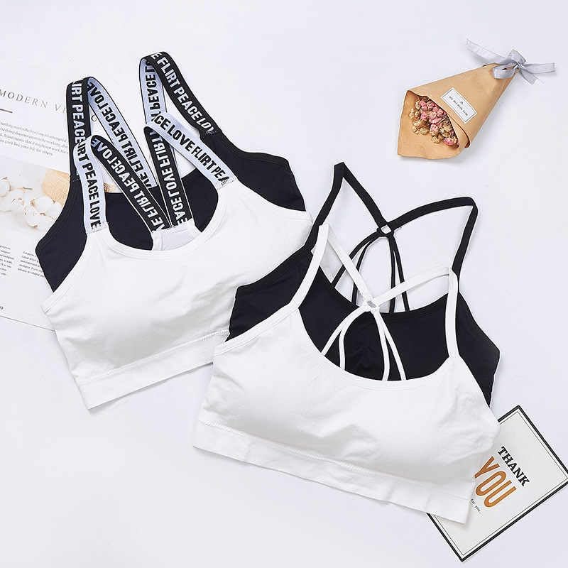 MIsharen 2 Pcs Combo Seamless Sports Bra for Girls – Double Padded Push-Up | High-Impact Support, Breathable, Quick-Dry, Non-Adjustable Straps | Yoga, Gym, Running | White