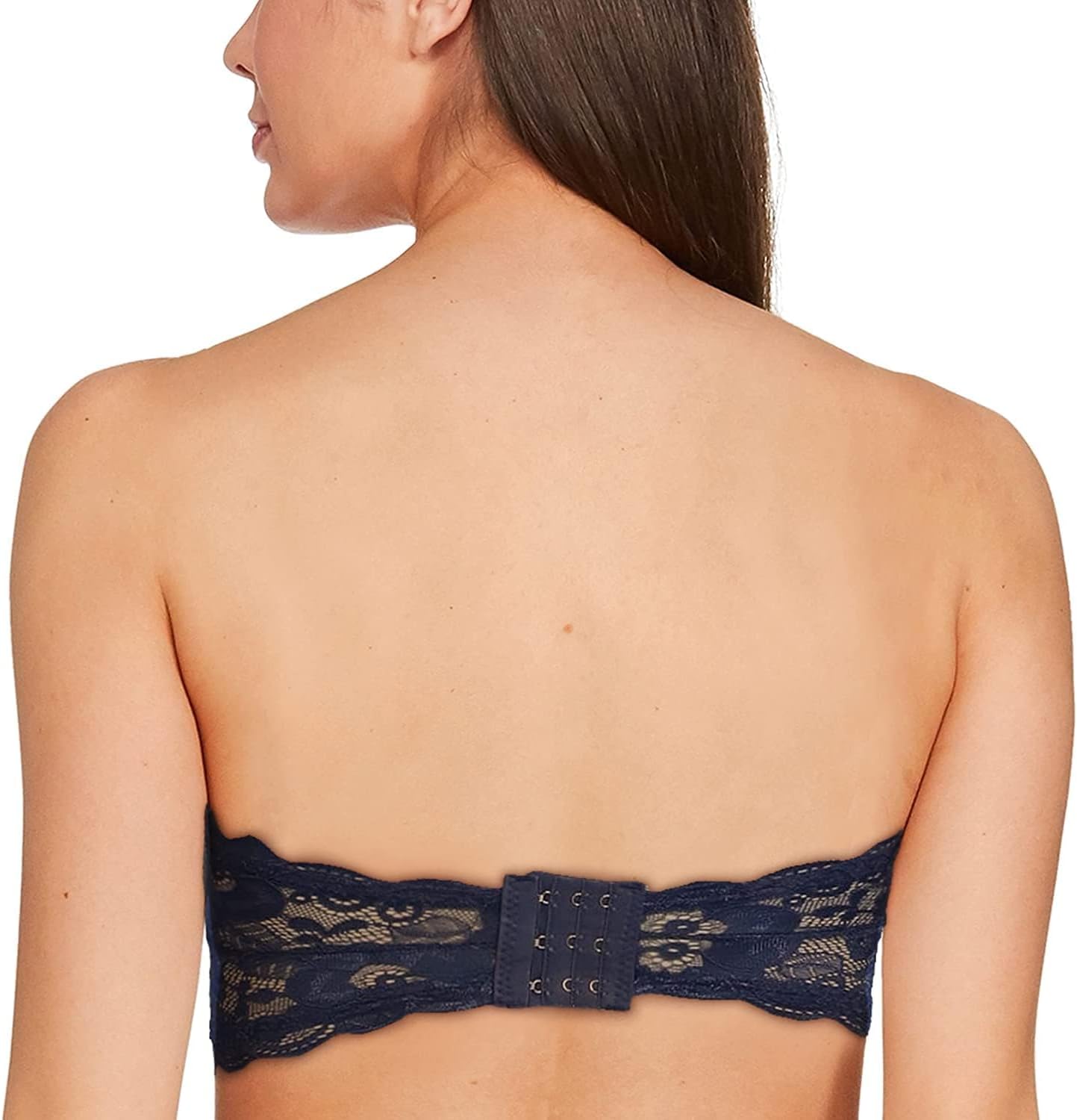 Misharen 3 Pcs Pack Bra For Girls Breathable Bralette tube top Chest Wrap lace Bra invisible wireless bra Lace traceless push up bra for teens