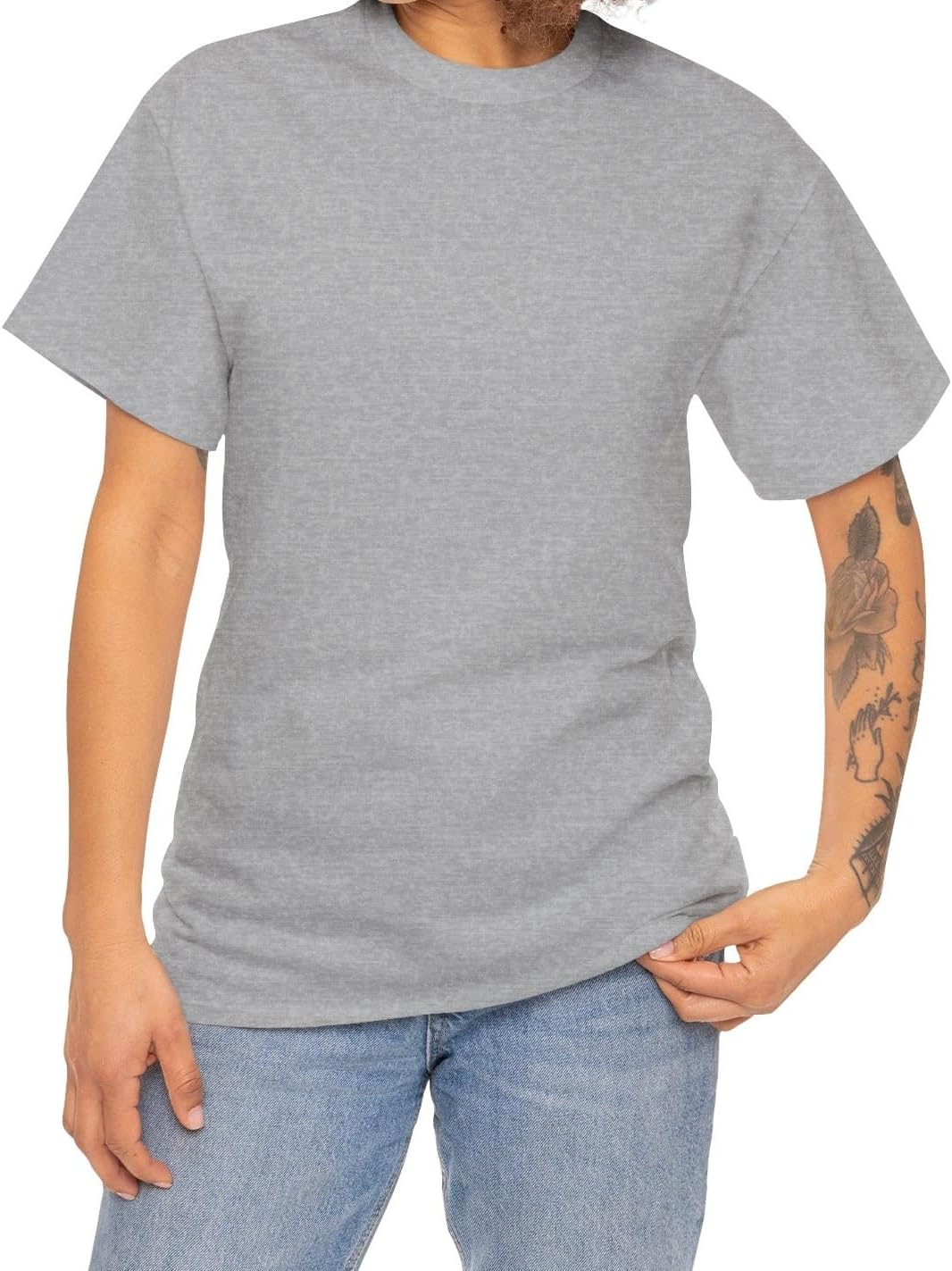 Premium Heavy Cotton T-Shirt for Men & Women | 100% Pure Cotton Tee | Durable, Soft & Classic Unisex Fit